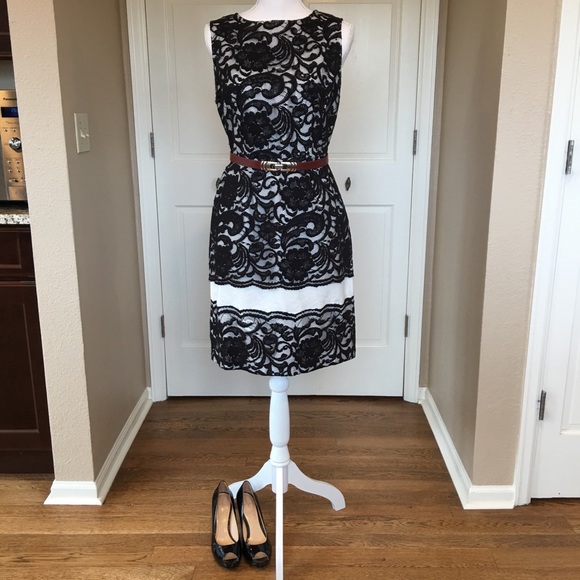 Black Lace Sheath Dress by The Limited - Picture 3 of 8